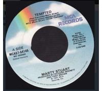 MARTY STUART - tempted / i'm blue, i'm lonesome 45 rpm single