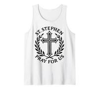 Martyr diacre catholique Saint Stephen Pray for Us Débardeur