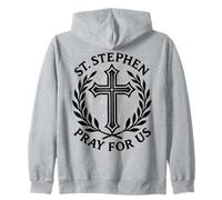 Martyr diacre catholique Saint Stephen Pray for Us Sweat à Capuche