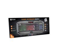 Maru 34641 Clavier de gaming multimédia USB rétro-éclairé