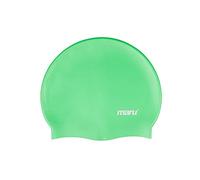 Maru Single-Coloured Silicone Swim hat, Unisex, One Size Fits Most, Green