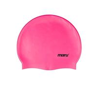 Maru Single-Coloured Silicone Swim hat, Unisex, One Size Fits Most, Pink