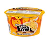Maruchan Noodle Bowl, Hot and Spicy Chicken, 3.31 Ounce (Pack of 6)