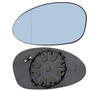 MARUE pour BMW 1 Series E81/E87/E82/E88 2004-2009 Verre de Rétroviseur Remplacement Gauche et Droit Compatible avec Les Rétroviseurs Chauffants Verre Côté Conducteur avec Plaque de Support,1 Pair