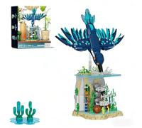 MARUKO Kingfisher,Kit de Construction créatif,Blocs de Construction Steam,Scène océanique avec Support d'affichage,1310 pièces,Décoration pour Bureau à Domicile,Cadeau créatif pour Les