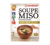 MARUKOME Soupe Miso Tofu frit 57G