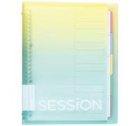 Maruman F310A-97A Classeur à feuilles mobiles Session B5 26 trous dégradé citron soda