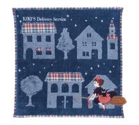 Marushin Ghibli 1005049200 Mini serviette de toilette, Kiki's Delivery Service, 100 % coton, marchandises, cadeau, anniversaire, fête des mères, nuit de départ