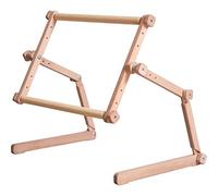 MARUSSIA 1356-004 Rhein Support pour table et canapé avec cadre à broder Marron 30 x 40 cm