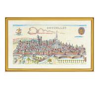 MARUSSIA Bruxelles Kit point de croix compté Motif statut de roses 45 x 75 cm