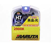 MARUTA H7 55W Golden Yellow MT-423 | Lampes halogènes à gaz xénon 2900K | Mauvais Temps/lumière Jaune