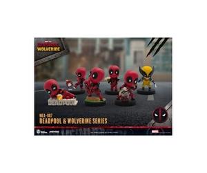 MarvDeadpool 3 - Set 6 figurines Mini Egg Attack Series Deadpool & Wolverine 8 cm