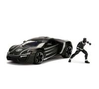 Marvel 1/24 Black Panther & 2017 Lykan Hypersport Métal