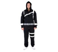 Marvel Agents of S.H.I.E.L.D. Shield Jump Jumpsuit Sweatshirt Homme, Noir, Small