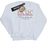 Marvel - "AKA Tony Stark" Sweat-shirt pour femme BI25494 (S) (Blanc)