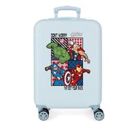 Marvel All Avengers Bagage à Main pour Enfants, Bleu (Bleu), 38 x 55 x 20 cm, Bleu, 38x55x20 cms, Valise de Cabine