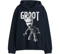 Marvel « Angry Groot » MEGUGAMSW133 Sweat Unisexe, Navy, Taille XL