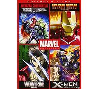 Marvel Animés – Coffret : Iron Man, Wolverine, X‑Men et Avengers Confidential – DVD – Sony