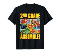 Marvel Avengers 2nd Grade Assemble! First Day Back to School T-Shirt