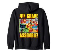 Marvel Avengers 4th Grade Assemble! First Day Back to School Sweat à Capuche