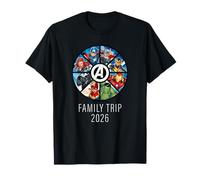 Marvel Avengers A-Logo Circle Super Hero Family Trip 2026 T-Shirt
