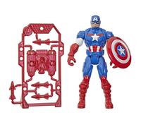 Marvel Avengers ActionVerse, Figurine Captain America de 11,5 cm et Accessoires, Jouets de Super-héros et Figurines pour Enfants, dès 4 Ans