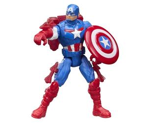 Marvel Avengers ActionVerse, Figurine Captain America de 11,5 cm et Accessoires, Jouets de Super-héros et Figurines pour Enfants, dès 4 Ans
