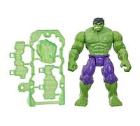 Marvel Avengers ActionVerse, Figurine Hulk de 11,5 cm et Accessoires, Jouets de Super-héros et Figurines pour Enfants, dès 4 Ans