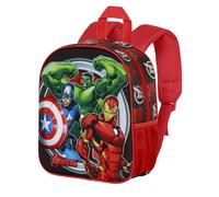 Marvel Avengers Almighty-Sac à dos 3D Elite, Rouge, 25 x 30 cm, Capacité 7 L