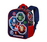 Marvel Avengers Assemble-Sac à Dos 3D Elite, Multicolore 25 x 30 cm, Capacité 7 L
