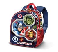 Marvel Avengers Assemble-Sac à dos Basic, Multicolore 30 x 38 cm, Capacité 13 L
