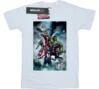 Marvel - "Avengers Assemble" T-shirt pour homme BI5666 (L) (Blanc)