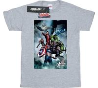 Marvel - "Avengers Assemble" T-shirt pour homme BI5666 (L) (Gris)