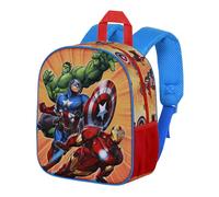 Marvel Avengers Attack-Sac à dos 3D Elite, Rouge, 25 x 30 cm, Capacité 7 L