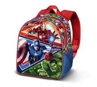 Marvel Avengers Battle-Sac à Dos 3D Elite, Bleu, 25 x 30 cm, Capacité 7 L