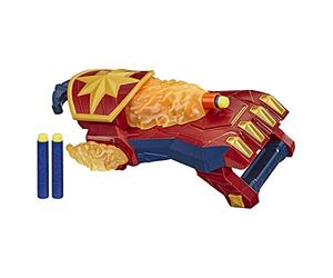 Marvel Avengers - Blaster à photons Captain Marvel lance-fléchettes Nerf Power Moves