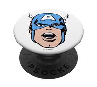 Marvel Avengers Captain America Big Face PopSockets PopGrip Interchangeable