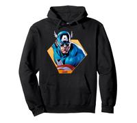 Marvel Avengers Captain America Coming Out of Cutout Frame Sweat à Capuche