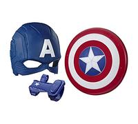 MARVEL Avengers Captain America Ensemble de jeu de rôle (masque Captain America et bouclier magnétique pour jeu de rôle)