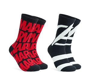 Marvel Avengers Chaussettes Chausson Homme et Ado EU 40-45, Chaussette Fantaisie, Semelle Antidérapante, Idee Cadeau Homme