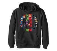 Marvel Avengers Classic - Avengers Heroes Icon YTH Hoodie Black 12/13