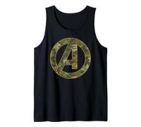 Marvel Avengers Classic Camouflage Team Large Chest Logo Débardeur