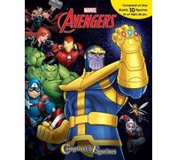MARVEL Avengers coffret livre cartonné + 10 figurines + tapis de jeu - Collectif - Phidal Publishing - Boîte ou accessoire - Jeux livres objets