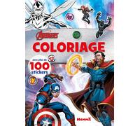 Marvel Avengers Coloriage - avec plus de 100 stickers - Collectif - Hemma - broché - Document jeunesse