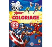 Marvel Avengers - Coloriage avec plus de cent stickers - Livre de coloriage avec stickers - Dès 4 ans