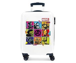 Marvel Avengers Comic Valise Trolley Cabine Multicolore 38x55x20 cms Rigide ABS Serrure à combinaison 34L 2,6Kgs 4 roues doubles Bagage à main