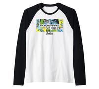 Marvel Avengers Doomsday 80's Comic Panels Art Heros Vs Doom Manche Raglan