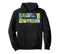 Marvel Avengers Doomsday 80's Comic Panels Art Heros Vs Doom Sweat à Capuche