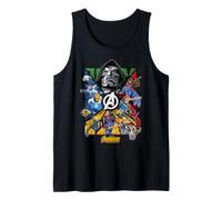 Marvel Avengers Doomsday Avengers Center Logo Heros Vs Doom Débardeur