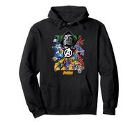 Marvel Avengers Doomsday Avengers Center Logo Heros Vs Doom Sweat à Capuche